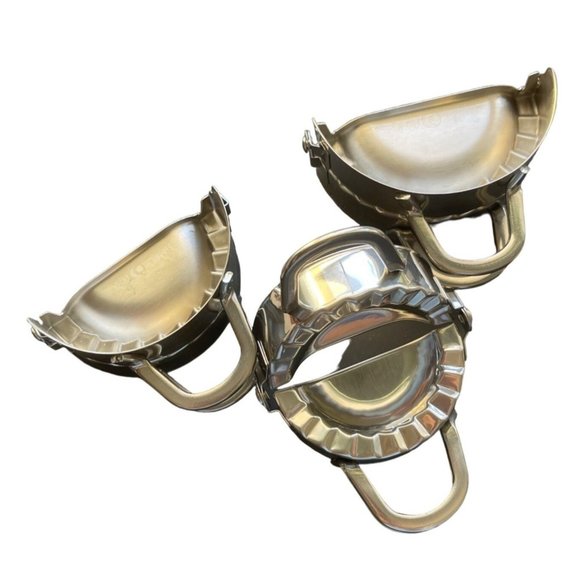 Ming Tsai 3 Piece Dumpling Maker Set by Simply Ming Metal NEW - Picture 6 of 9